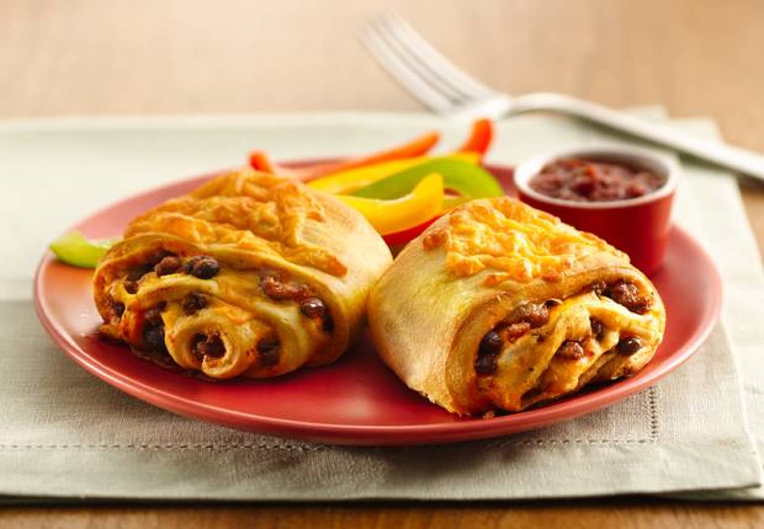 Beef and Bean Burritos (Cooking for Two)
